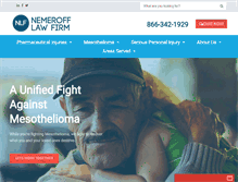 Tablet Screenshot of nemerofflaw.com